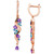 Multi-Gemstone (1-5/8 ct. t.w.) & Diamond (3/8 ct. t.w.) Drop Earrings in 14k Rose Gold