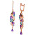 Multi-Gemstone (1-5/8 ct. t.w.) & Diamond (3/8 ct. t.w.) Drop Earrings in 14k Rose Gold