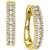 Diamond Oval Hoop Earrings (1 ct. t.w.) in 10k Gold