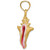 Conch Shell Charm Pendant in 14k Yellow Gold & Enamel