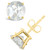White Topaz (3 ct. t.w.) Stud Earrings in 14K Yellow Gold