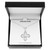 Diamond Fleur-de-Lis 18" Pendant Necklace (1/10 ct. t.w.) in Sterling Silver