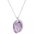 Amethyst (9 ct. t.w.) & Cubic Zirconia (1/3 ct. t.w.) 18" Pendant Necklace in Sterling Silver