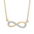 Diamond Infinity 17" Pendant Necklace (1/20 ct. t.w.) in 14k Gold, Created for Macy's