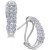 Diamond Hoop Earrings (1 ct. t.w.) in 10k White Gold & Yellow Gold