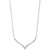 Lab-Created Diamond Fancy Collar Necklace (1/2 ct. t.w.) in Sterling Silver, 16" + 2" extender