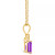 Amethyst (1 ct. t.w.) and Diamond Accent Pendant Necklace in 14K Yellow Gold or 14K White Gold