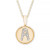 Diamond Initial Pendant in 14k Yellow Gold