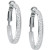 Cubic Zirconia Medium Hoop Earrings, 1", Created for Macy's