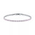 Black Cubic Zirconia Tennis Bracelet in Sterling Silver (Also in White, Purple, Pink, Aqua, & Green), Created for Macy's