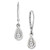Diamond Teardrop Earrings in 14k White Gold (1/4 ct. t.w.)