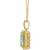 Mint Julep Quartz (3-3/4 ct. t.w.) & Diamond (1/3 ct. t.w.) Adjustable 20" Pendant Necklace in 14k Gold