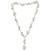 Keshi Baroque Pearl (8-9mm & 14-16mm) Cluster 20" Lariat Necklace in 18k Gold-Plated Sterling Silver