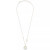 Mother-of-Pearl (10mm) & Cubic Zirconia Hamsa Hand & Evil Eye Pendant Necklace in 14k Gold-Plated Sterling Silver, 16" + 2" extender