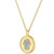 Diamond Accent Hamsa Hand Pendant Necklace in 14k Gold-Plated Sterling Silver, 16" + 2" extender