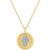 Diamond Accent Hamsa Hand Pendant Necklace in 14k Gold-Plated Sterling Silver, 16" + 2" extender