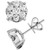 Diamond Cluster Stud Earrings (1-1/2 ct. t.w.) in 14k White Gold