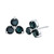 Sapphire (2-3/8 ct. t.w.) & Diamond (1/20 ct. t.w.) Stud Earrings in 14k White Gold