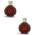 Garnet (1-1/3 ct. t.w.) and Diamond Accent Stud Earrings in 14K Yellow Gold
