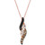 Multicolor Diamond 18" Pendant Necklace (1/3 ct. t.w.) in 14k Rose Gold