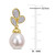 Cultured Freshwater Pearl (9mm) & Diamond (1/5 ct. t.w.) Drop Earrings in 10k Gold