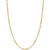 18" Flat Bar Singapore Chain Necklace (1/3mm) in 14k Gold