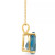 Swiss Blue Topaz (3-5/8 ct. t.w.) Pendant Necklace in 14K Yellow Gold. Also Available in Amethyst and Citrine
