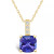 Tanzanite (2-1/3 Ct. t.w.) and Diamond Accent Pendant Necklace
