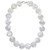 Mother of Pearl Flower Collar Necklace in Sterling Silver (20mm)
