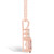Morganite (1-1/7 Ct. T.W.) and Diamond (1/10 Ct. T.W.) Pendant Necklace in 14K Rose Gold