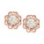 Opal (5/8 ct. t.w.) and Diamond Accent Earrings in 14k Rose Gold