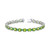 Peridot (16-3/4 ct. t.w.) & Tsavorite (2-1/2 ct. t.w.) Tennis Bracelet in Sterling Silver