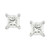 Diamond Princess Stud Earrings (1/2 ct. t.w.) in 14k White Gold