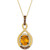 Cinnamon Citrine (2-3/8 ct. t.w.) & Diamond (5/8 ct. t.w.) Pendant Necklace in 14k Gold, 18" + 2" extender