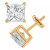 Certified Lab Grown Diamond Princess-Cut Stud Earrings (6 ct. t.w.) in 14k Gold