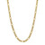 Figaro Link 20" Chain Necklace (3.21mm) in 18k Gold
