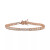 Cubic Zirconia Boxed Tennis Bracelet in 18k Rose Gold-Plated, 18k Yellow Gold-Plated Sterling Silver and Sterling Silver, Created for Macy's