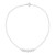 Lab-Created Diamond Graduated 18" Statement Necklace (1/5 ct. t.w.) in Sterling Silver