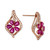 Ruby (1-9/10 ct. t.w.) & Diamond (1/3 ct. t.w.) Stud Earrings