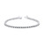 Black Diamond Tennis Bracelet (1 ct. t.w.) in Sterling silver