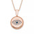 Diamond (1/20 ct. t.w.) Evil Eye Pendant in 14k Yellow or Rose Gold