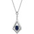 Blue Sapphire (1 ct. t.w.) & Diamond Accent 18" Pendant Necklace in Sterling Silver (Also in Emerald & Ruby)