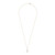 Cultured Freshwater Pearl with Diamond Graduated Pendant Necklace in 14K Yellow Gold