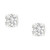 Diamond Enhancer Stud Earrings (1/2 ct. t.w.) in 14k White Gold