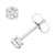 Diamond Enhancer Stud Earrings (1/2 ct. t.w.) in 14k White Gold