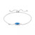 EFFY® Blue Topaz (3-7/8 ct. t.w.) & White Topaz (1/20 ct. t.w.) Bolo Bracelet in Sterling Silver (Also available in Amethyst, Citrine and Green Quartz)