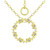 Cubic Zirconia Circle Mom Pendant Necklace in 18k Gold-Plated Sterling Silver, 16" + 2" extender, Created for Macy's