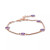 Amethyst Station Link Bracelet (4 ct. t.w.) in 14k Rose Gold-Plated Sterling Silver (Also in Citrine)