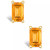 Citrine (5/8 ct. t.w.) Stud Earrings in 14K White Gold or 14K Yellow Gold