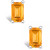 Citrine (5/8 ct. t.w.) Stud Earrings in 14K White Gold or 14K Yellow Gold